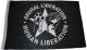Fahne / Flagge (ca. 150x100cm): Animal Liberation - Human Liberation (mit Stern)