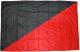 Fahne / Flagge (ca. 150x100cm): Schwarz/rote Fahne