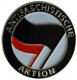 Anstecker / Pin: Antifaschistische Aktion (schwarz/rot)