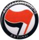 25mm Button: Antifaschistische Aktion (rot/schwarz)