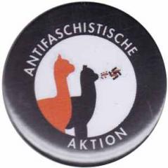 Zur Artikelseite von 25mm Button: Antifaschistische Aktion - Alpakas gehen