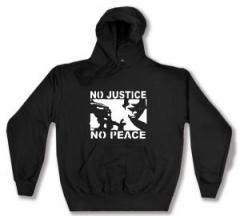 Zur Artikelseite von Kapuzen-Pullover: No Justice - No Peace gehen