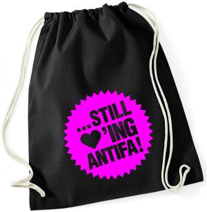Sportbeutel: ... still loving antifa! (pink)