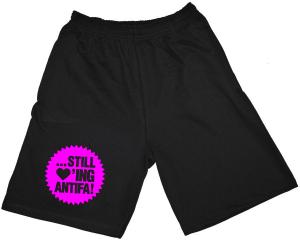 Shorts: ... still loving antifa! (pink)