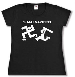 tailliertes T-Shirt: 1. Mai Nazifrei