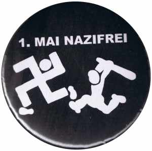 37mm Magnet-Button: 1. Mai Nazifrei