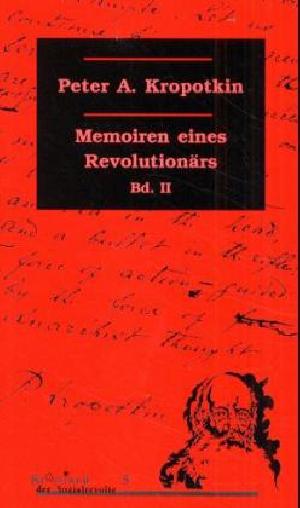 Memoiren eines Revolutionärs Band II