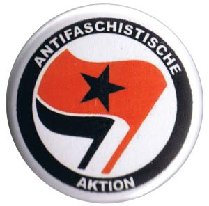 Antifaschistische Aktion (rot/schwarz) mit schwarzem Stern
