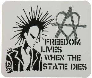 Freedom lives when the state dies