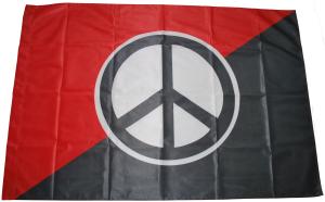Peace (schwarz/rot)