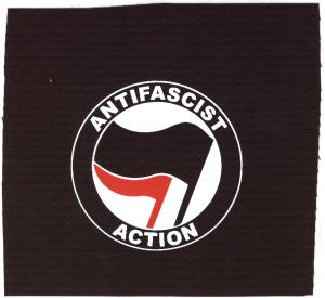 Antifascist Action (schwarz/rot)