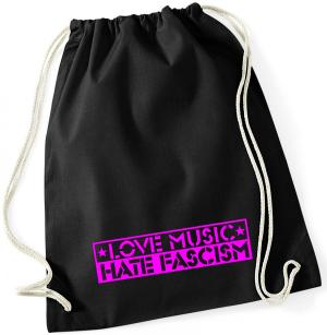 Love Music Hate Fascism (pink)