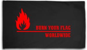 Burn your flag - worldwide (red)