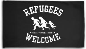 Refugees welcome (weiß)