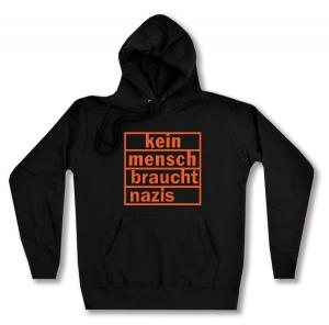 kein mensch braucht nazis (orange)