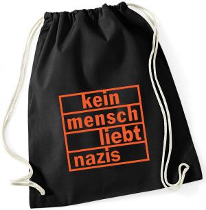 kein mensch liebt nazis (orange)