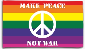 Make Peace Not War (Regenbogen)