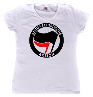 Antifaschistische Aktion (schwarz/rot) - weiß