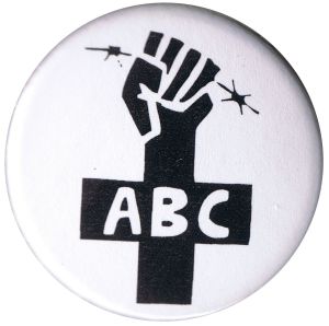 37mm Button: ABC-Zeichen