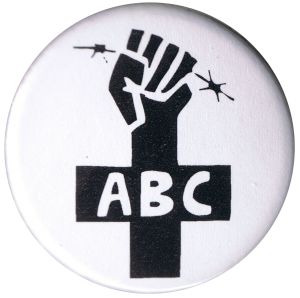 25mm Button: ABC-Zeichen