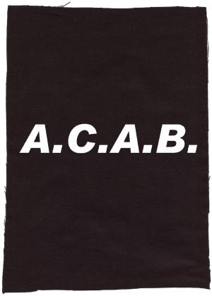 Rückenaufnäher: A.C.A.B.