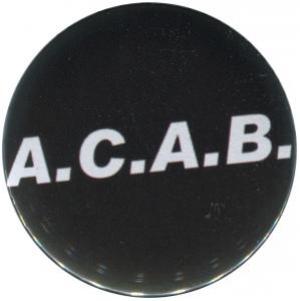 25mm Button: A.C.A.B.