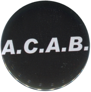 50mm Button: A.C.A.B.