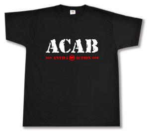 T-Shirt: ACAB Antifa Action