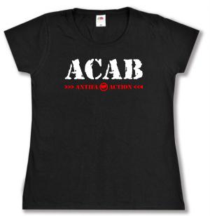 tailliertes T-Shirt: ACAB Antifa Action