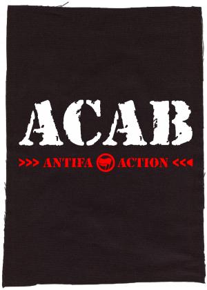 Rückenaufnäher: ACAB Antifa Action