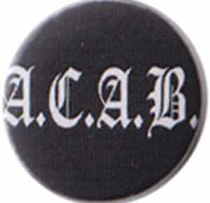 50mm Button: ACAB Fraktur