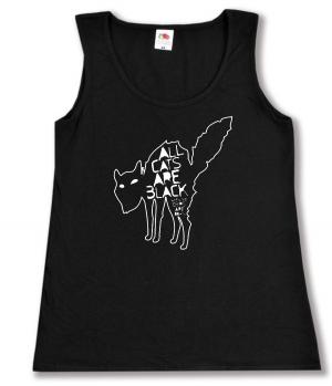 tailliertes Tanktop: All Cats Are Black When The Chips Are Down.