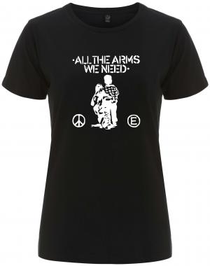 tailliertes Fairtrade T-Shirt: All the Arms we need