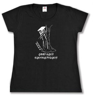 tailliertes T-Shirt: Alle Tage Jagdsabotage