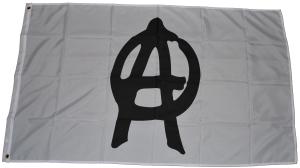 Fahne / Flagge (ca. 150x100cm): Anarchie