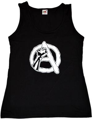 tailliertes Tanktop: Anarchie Faust