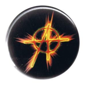 25mm Button: Anarchie Feuer Flammen