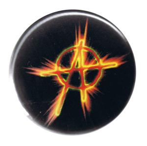 25mm Magnet-Button: Anarchie Feuer Flammen