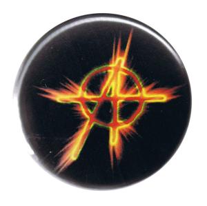 37mm Magnet-Button: Anarchie Feuer Flammen