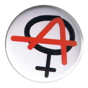 25mm Button: Anarchie ist weiblich