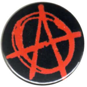 25mm Button: Anarchie (rot)