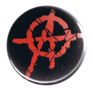37mm Button: Anarchie (rot)