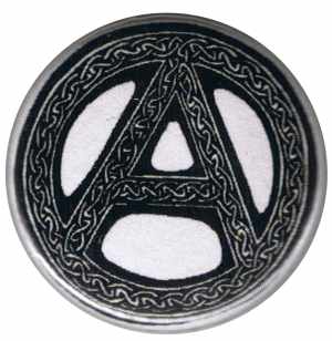 50mm Magnet-Button: Anarchie - Tribal