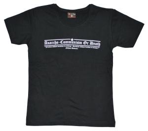 tailliertes T-Shirt: Anarcho-Communism or Death