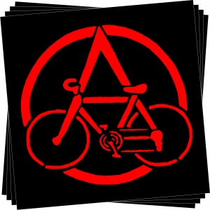 Aufkleber-Paket: Anarchocyclist