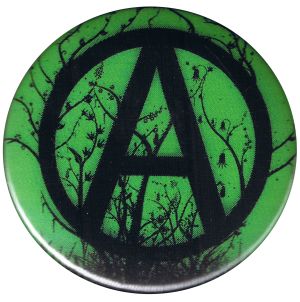 25mm Button: Anarchogrün
