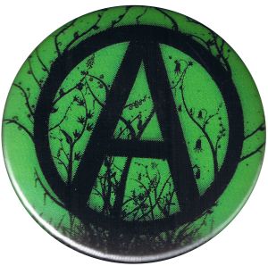 25mm Magnet-Button: Anarchogrün