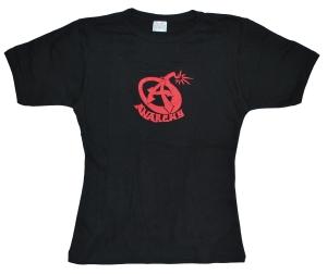tailliertes T-Shirt: Anarchy A
