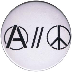 37mm Button: Anarchy and Peace