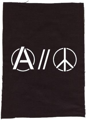 Rückenaufnäher: Anarchy and Peace